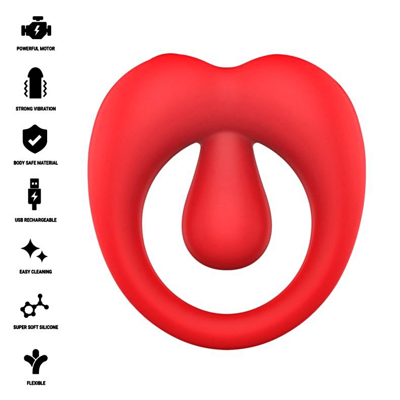 Intense - Russel Vibro Ring - Red photo-4