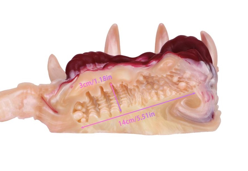 Fantasy masturbator
Material: Liquid silicone
Length: 32.5... FAAK - Soul Embracer Masturbator - Flesh/Red photo-2