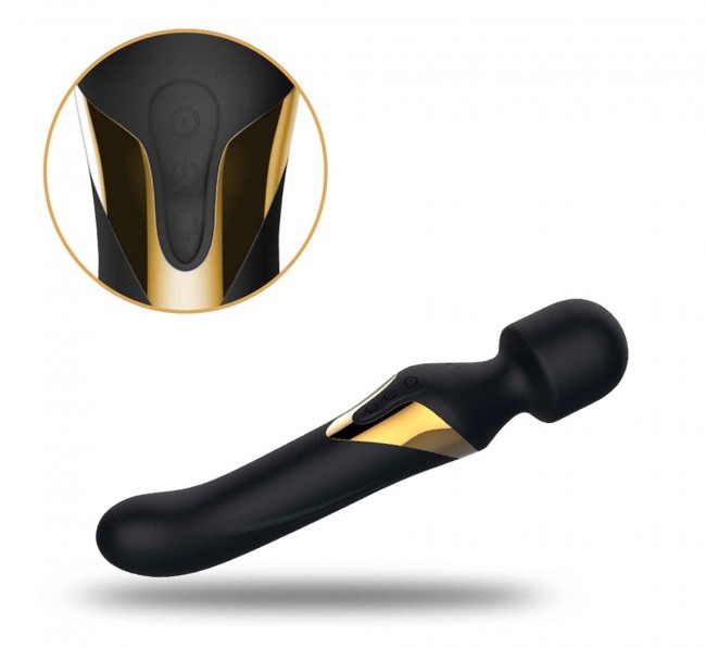 This ultra-soft clitoral stimulator can also be used as G-sp... Dorcel - Dual Orgasms Massager - Black photo-10
