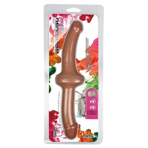 Lovetoy - Holy Dong Vibrating Curved Double Dildo photo
