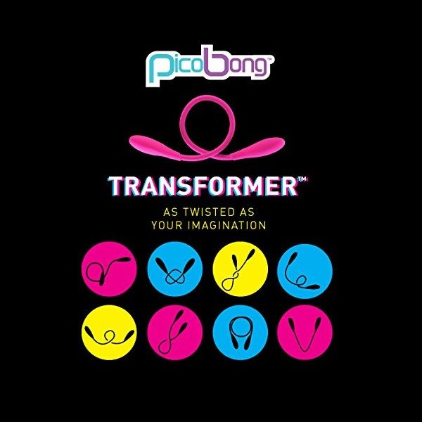 It´s a rabbit vibe, a clitoral massager, a cock-ring, a G-sp... PicoBong - Transformer - Cerise photo-23