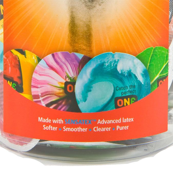 ONE Color Sensations come in 10 amazing colors - Red, Orange... One Condoms - Color Sensations 1 pc photo-4