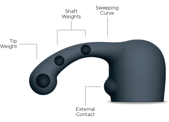 Le Wand - Curve Weighted Silicone Attachment photo-7