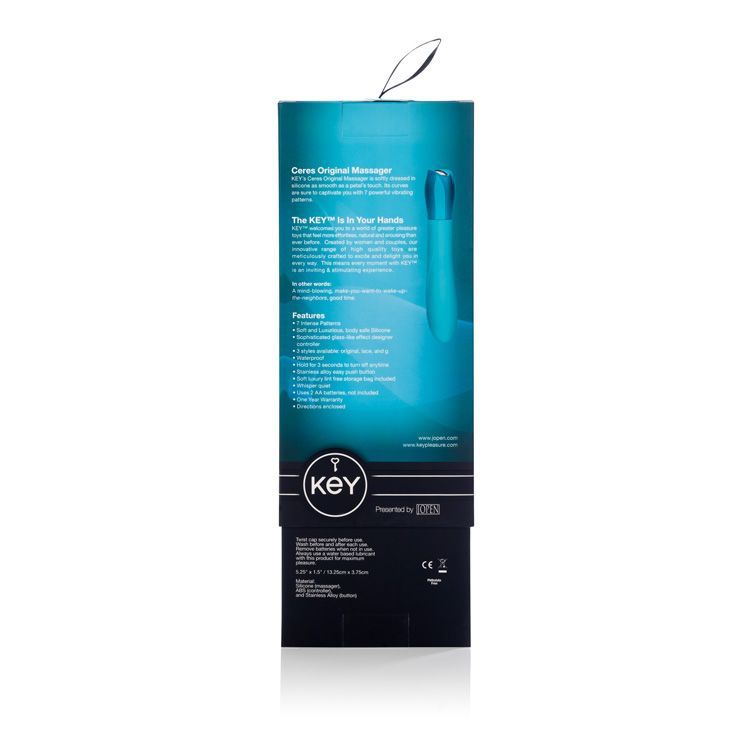 The Key® by Jopen® - Ceres Original vibrator is here with 7 ... Key - Ceres Original Vibe – Blue photo-15