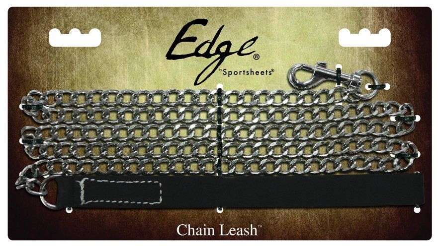 Cowhide leather strap
Nickel free metal hardware
1 Leash, Ni... Sportsheets - Edge Chain Leash - Black photo-2