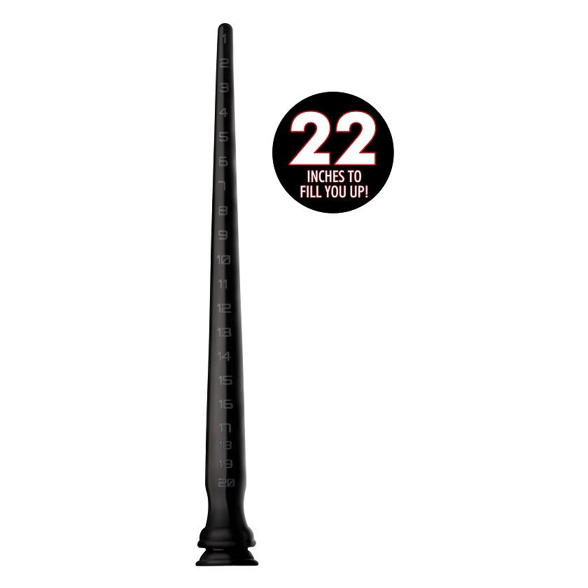 How many inches can you take? Test your limits and enjoy up ... Hosed - 22" Tapered Hose - Black photo-4