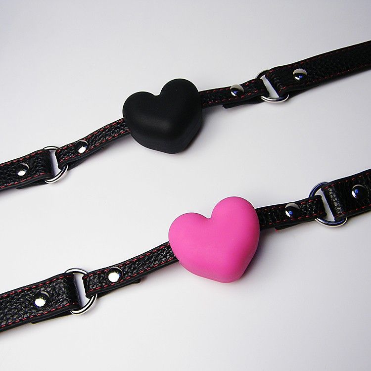 Heart Shape Silicone Ball Gag
Material: PVC leather+sil... XFBDSM - Heart Shape Silicone Ball Gag - Black photo-3