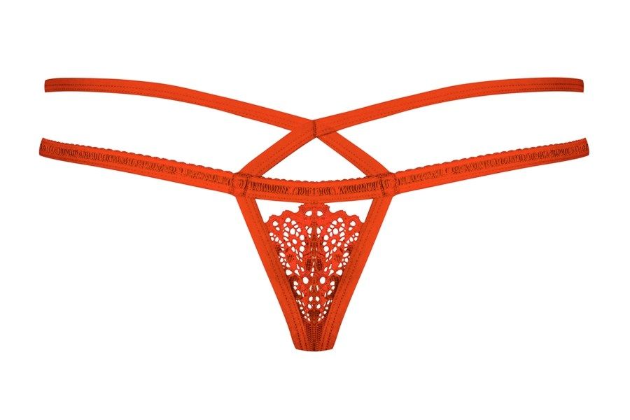 How to make your beautiful derriere look absolutely fantasti... Obsessive - 838-THO-3 Thong - Red - L/XL photo-8