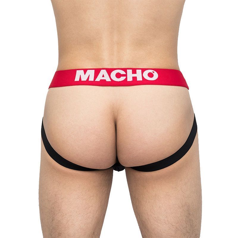MX200 is a sensual, provocative and naughty jockstrap with V... Macho - Jockstrap - Red/Black - L photo-2