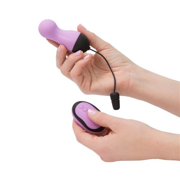 This wireless, waterproof vibrating egg with 10 powerful fun... Simple & True - Remote Control Egg - Purple photo-2