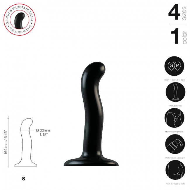 Quality and ergonomics are the hallmarks of Strap-On-Me.
Ma... Strap-On-Me - P&G Spot Dildo - Black photo-8
