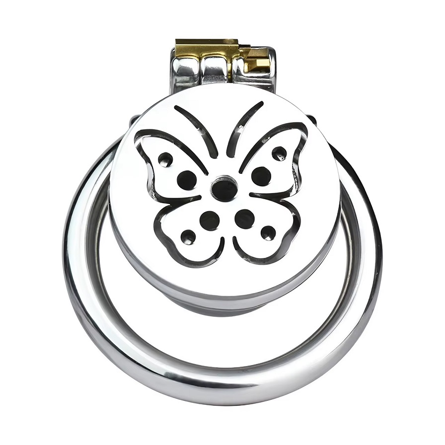 Inverted butterfly chastity cage with belt
Material: Ring: ... FAAK - Butterfly Chastity Cage 45mm w Belt photo-3