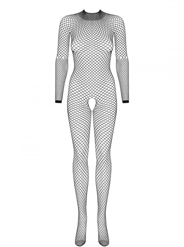 We have something sensual and classy for you! You asked for ... Obsessive - Bodystocking N121 - Black - XL/XXL photo-6