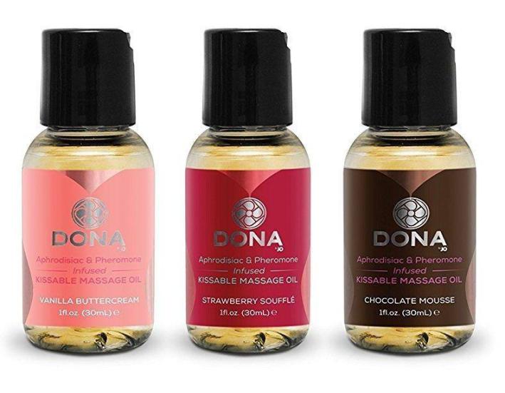 Dona - Kissable Massage Kit Let Me Kiss You - 3x30ml photo-2
