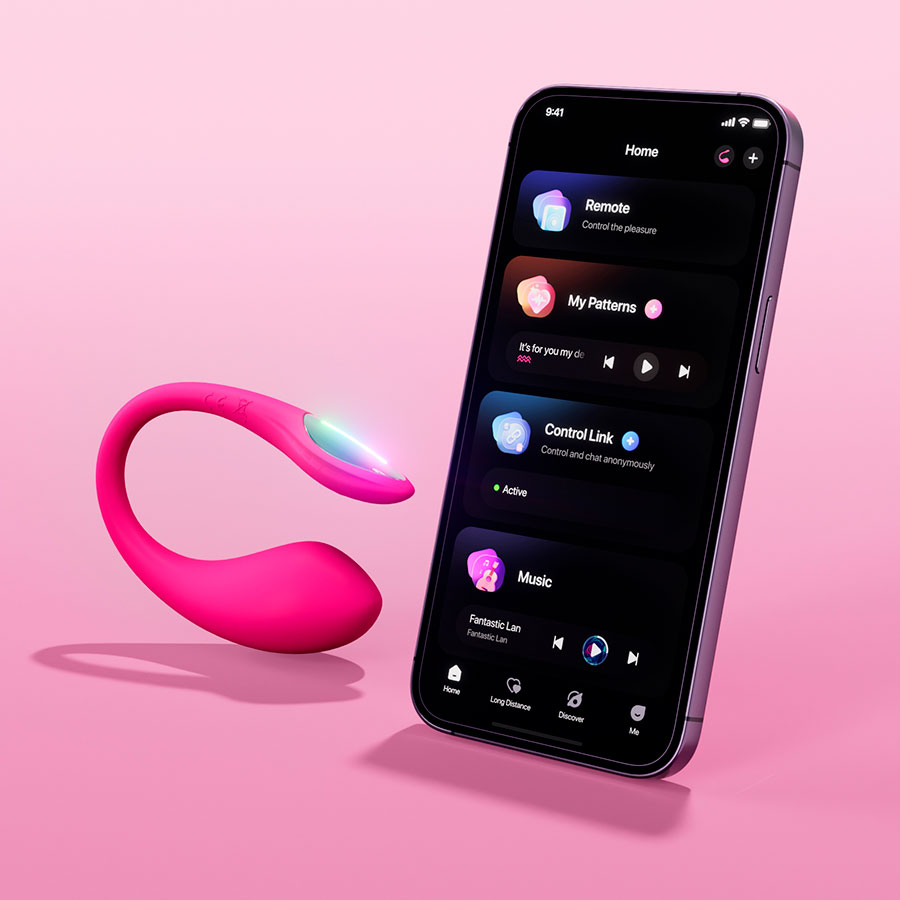 Designed to deliver precise G-spot stimulation in an elegant... Lovense - Mini Lush - G-Spot Egg Vibrator App Controlled photo-2