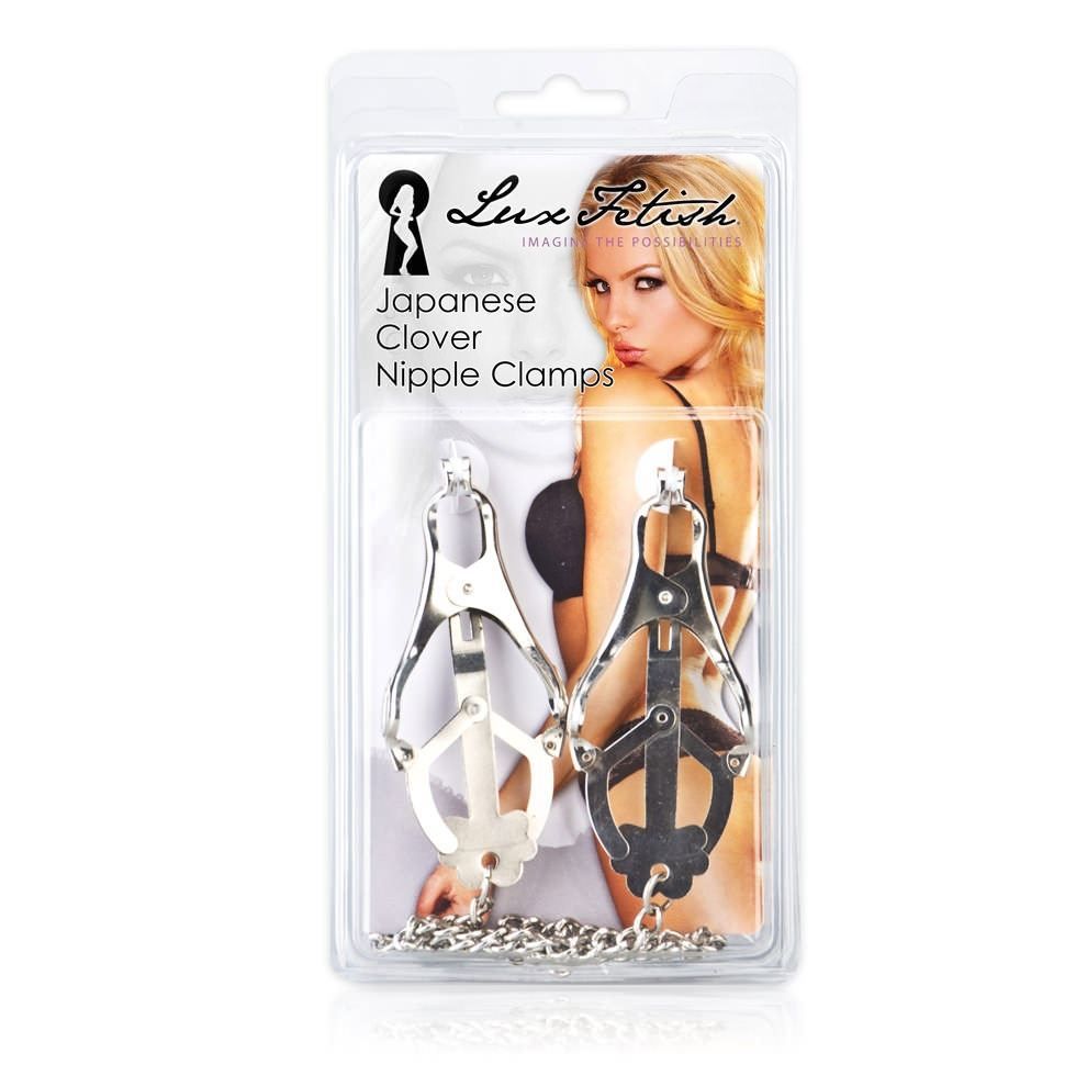 Lux Fetish - Japanese Clover Nipple Clamps photo-2