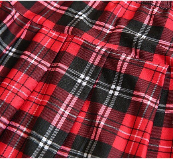 SB - 女學生制服 - 黑/紅色 照片-10