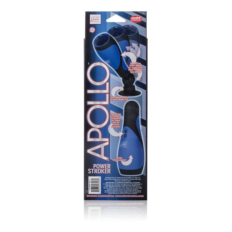 Apollo™ Power Strokers are completely self-contained vibrati... CEN - Apollo Power Stroker Masturbator - Blue photo-9
