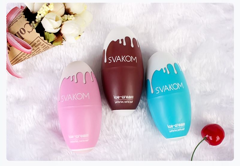 Looks like an ice-cream for discreet carrying. But inside it... SVAKOM - Hedy - Pink photo-13