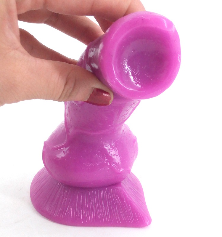 Wolf dildo massage tool, environmental healthy, easy clean, ... FAAK - Wolf Dildo - Purple photo-4