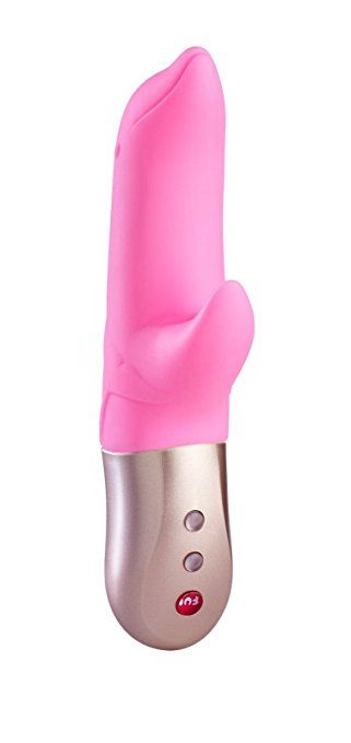 Just as you would expect from a dolphin, the DOLLY BI feels ... Fun Factory - Vibe Dolly Bi - Candy Rose photo-2
