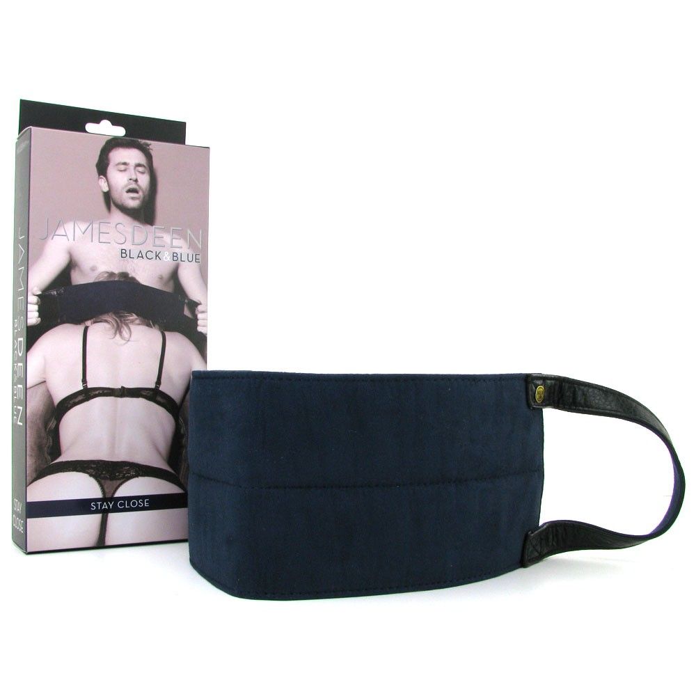 Stay Close with this luxurious Realistic Suede padded blow j... Doc Johnson - JD Black & Blue - Blow Job Helper photo-7