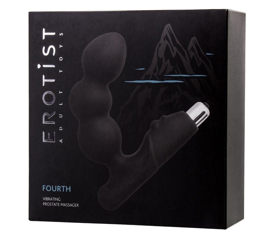 Prostate massager Fourth with vibro function
Material: sili... Erotist - Fourth Prostate Massager - Black photo-5
