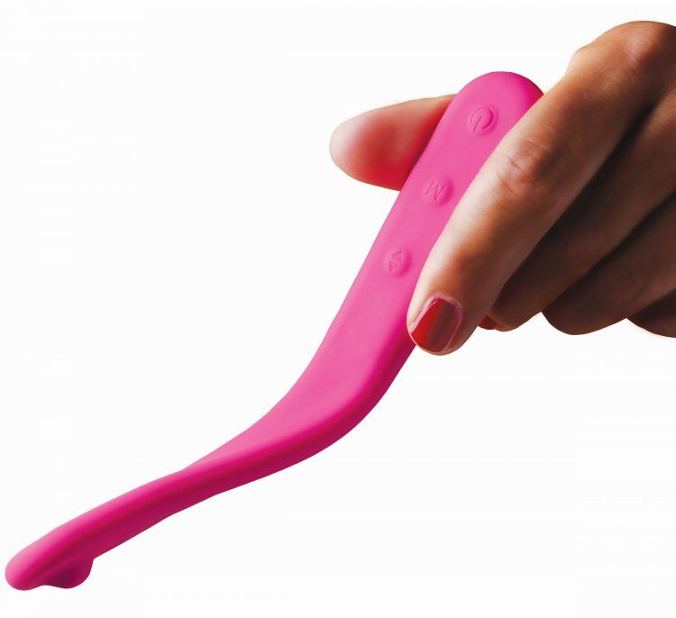 Enjoy a customized masturbation experience, with this unique... Inmi - Love Stick 13x Bendable Silicone Vibe - Pink photo-4