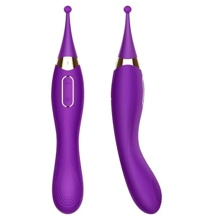 Dual motors with flapping and vibrating replaceable vibrator... Erocome - Dorado - Purple photo-4
