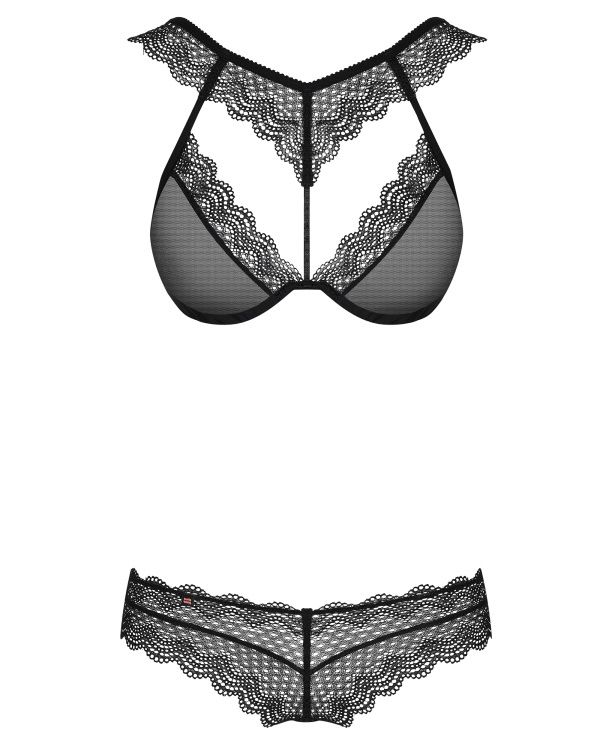 Have you been looking for a really outstanding set? This one... Obsessive - 857-SET-1 2 pcs Set - Black - S/M photo-7
