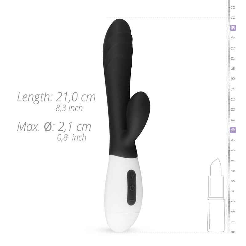 Teazers - Tarzan Rabbit Vibrator - Black photo-7