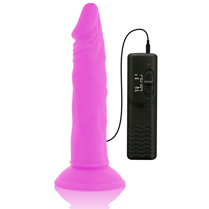 A complete range of dildos of a firm nature that are ready w... Diversia - Flexible Vibro Dildo 23cm - Purple photo-5