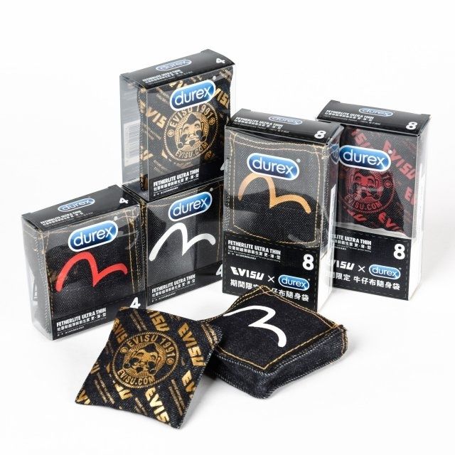 Durex X EVISU Limited Edition in this Summer! The 4pcs of Du... Durex - EVISU Gold Seagul 8's Pack photo-3