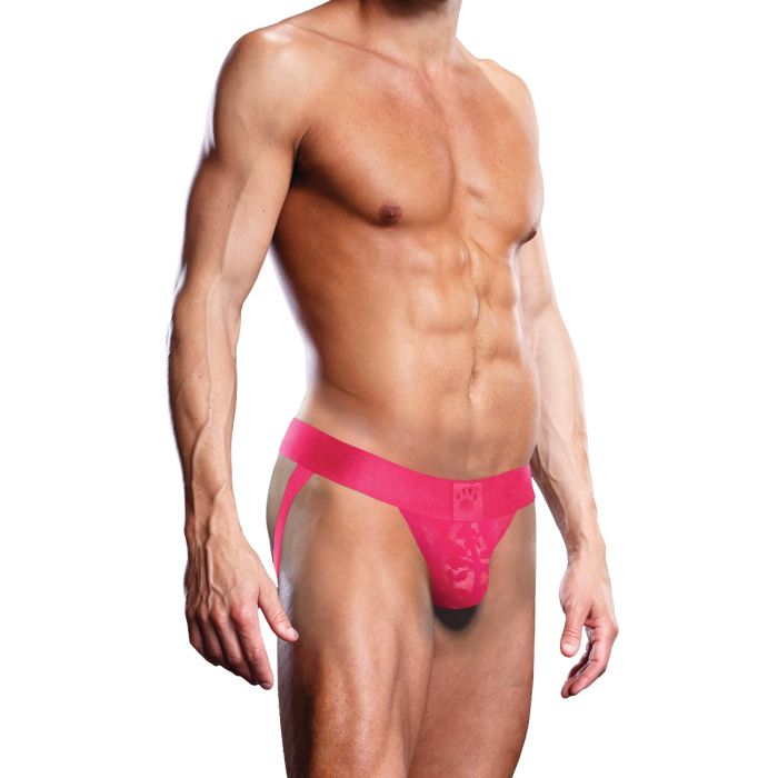 Prowler - Lace Jock Strap - Pink - M photo