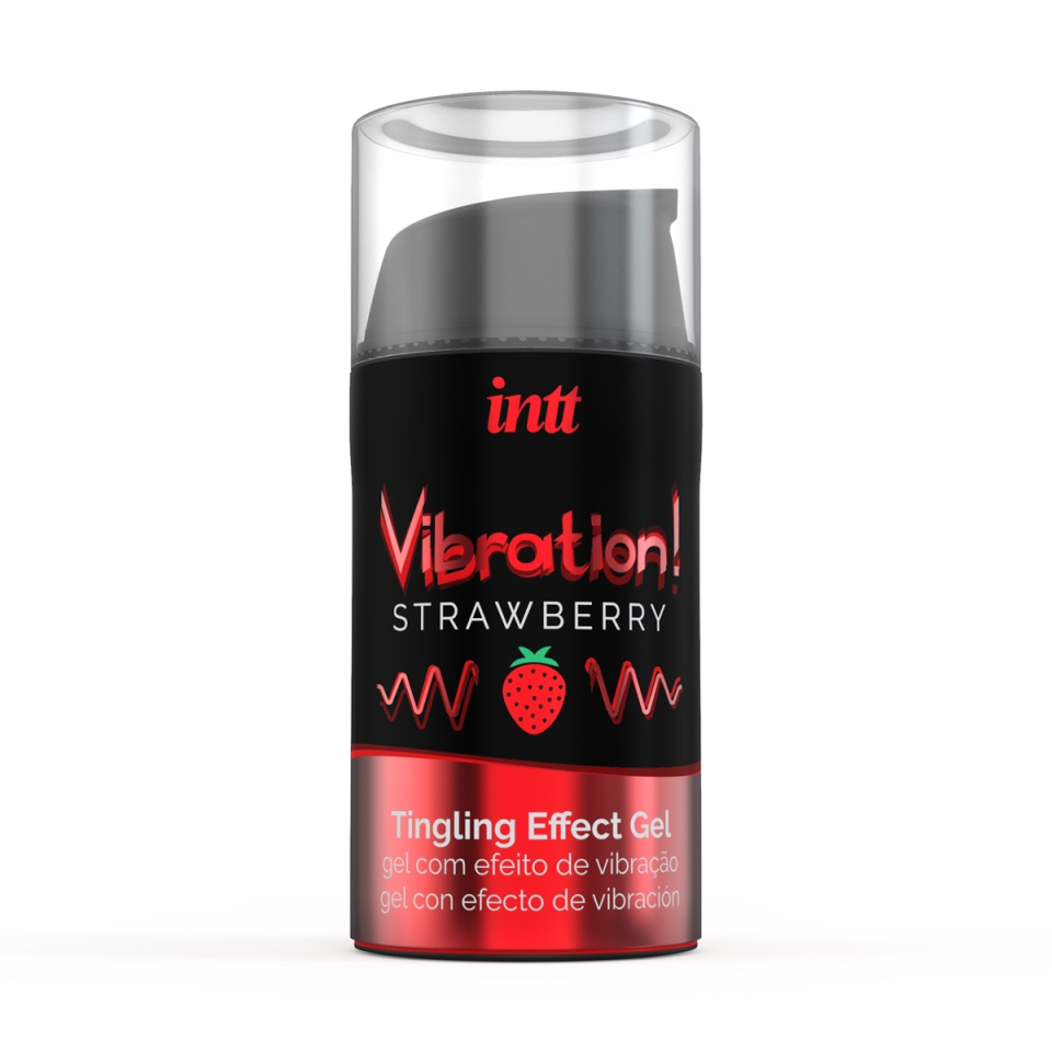 INTT - Vibration! Strawberry Tingling Gel - 15ml