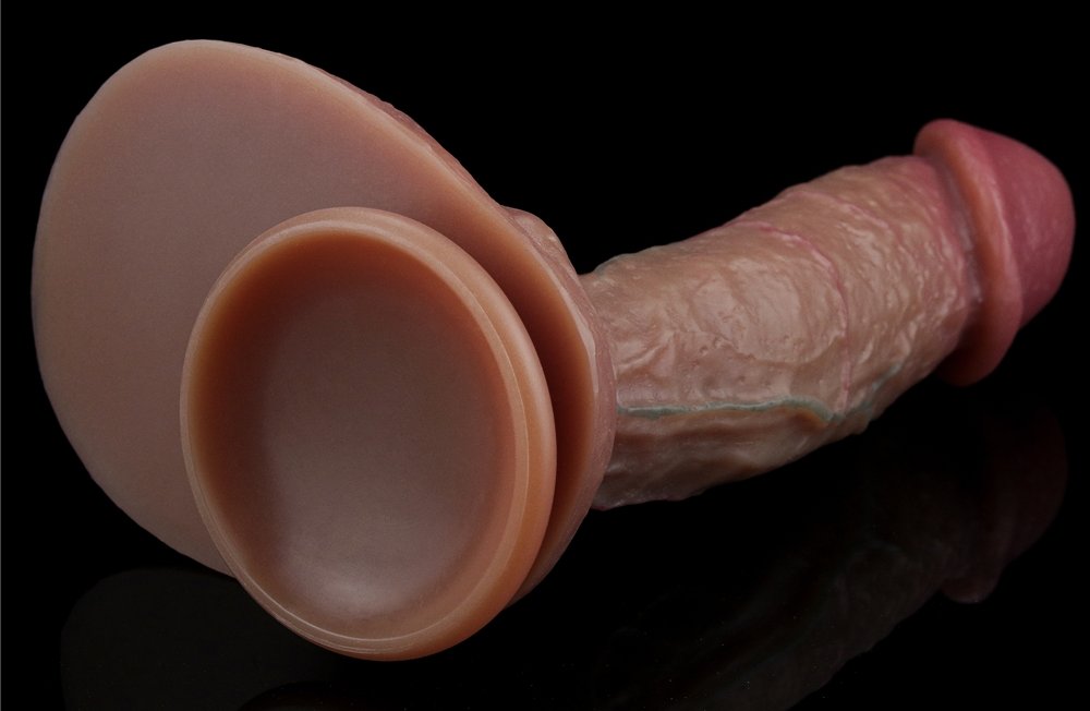 Built to deliver the most lifelike satisfaction, Love Toy Du... Lovetoy - 7.5'' Dual Layered Platinum Silicone Cock photo-20