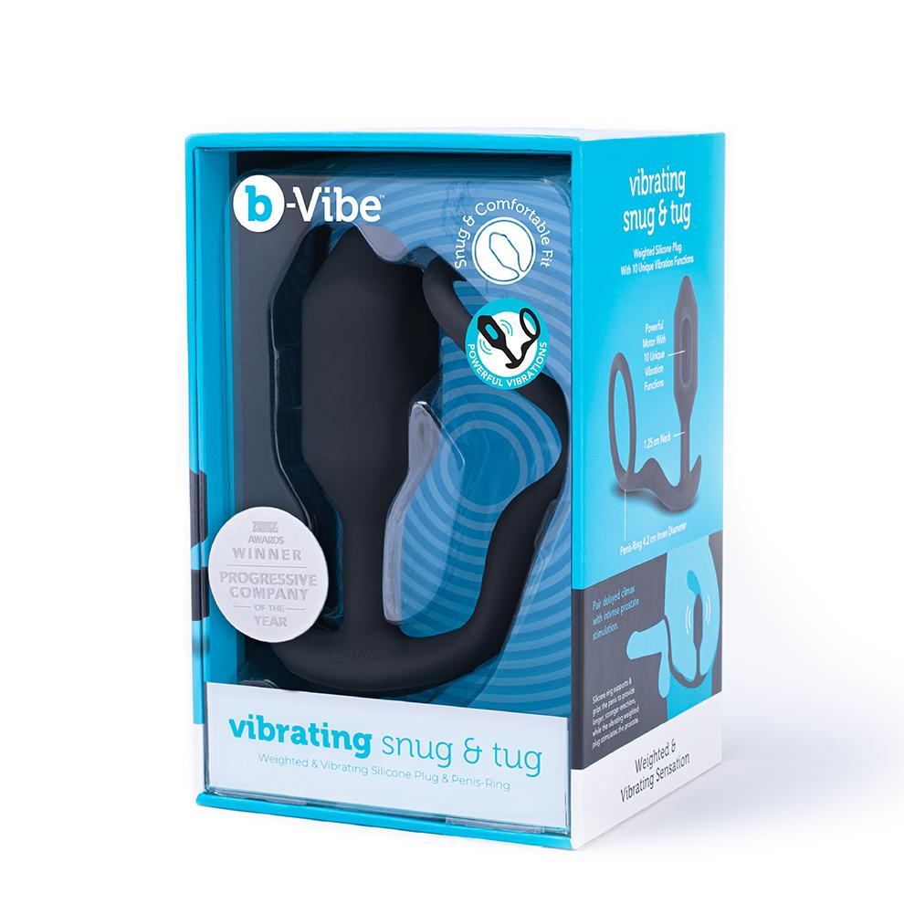 Sensation seekers rejoice! Get ready to meet our multi-sensa... B-Vibe - Vibrating Snug & Tug M - Black photo-12