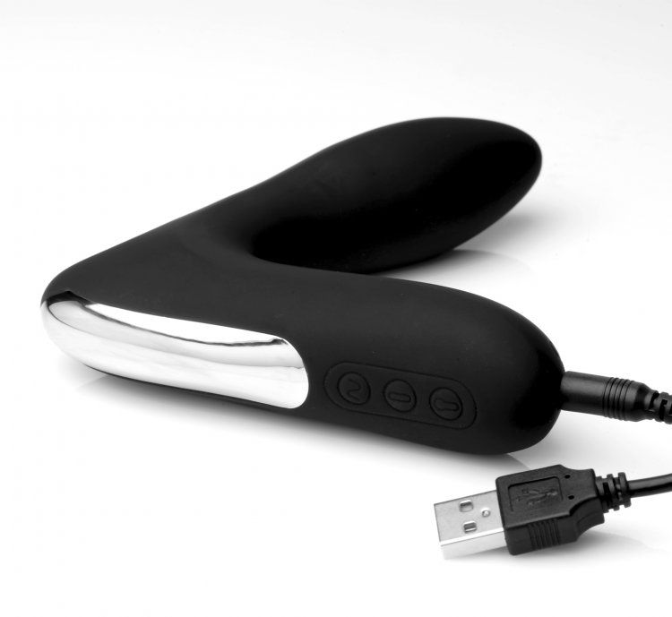 Enjoy the filling sensation of the fully inflated prostate s... Prostatic Play - P-Swell 12x Inflatable Prostate Stimulator - Black photo-6