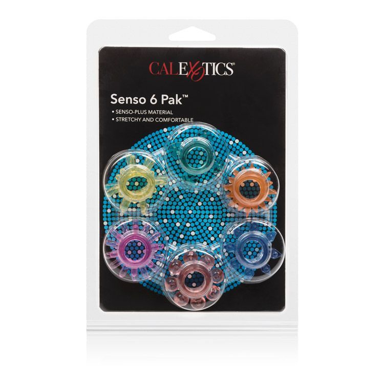 Brighten and liven up your intimate pleasure with the exotic... CEN - Senso 6 Pack Cock Ring photo-11
