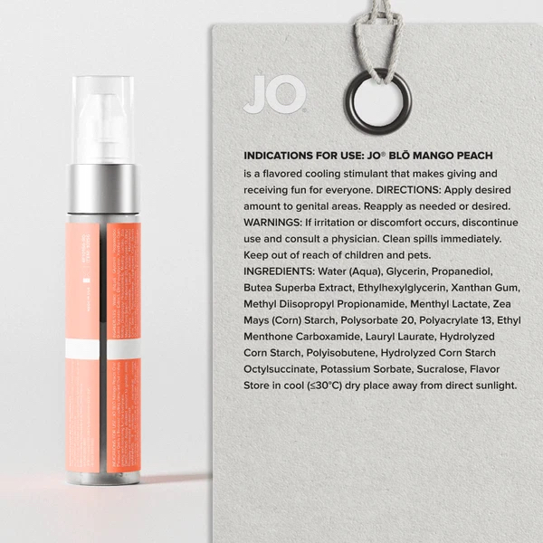 JO - Blo 芒果桃味口交凝胶 - 30ml 照片-2