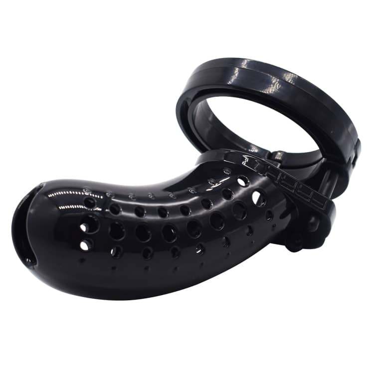 Material: Quality Plastic
Total high: 127mm
Cage high: 115mm... FAAK - Plastic Chastity Cage 23 - Black photo-7