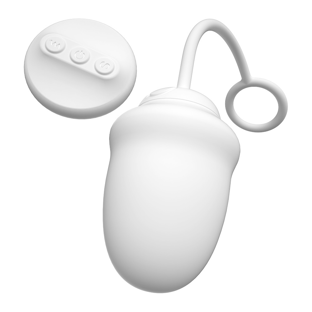 Wireless vibro egg with skin friendly touch feeling, smooth ... Drywell - Scarlett Vibro Egg - White photo-3