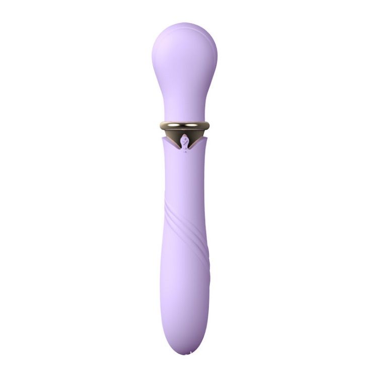 The first auto-thrust massager from ZALO; subvert the tradit... Zalo - Desire Heating Thruster - Fantasy Violet photo-3