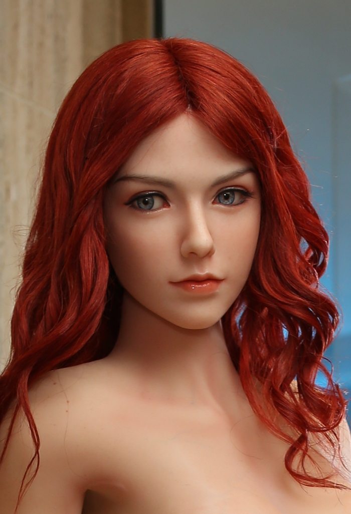 Julie European Realistic Sex Doll, Red Hair, Ultra Soft Silicone 172 cm (5’6 ft) photo