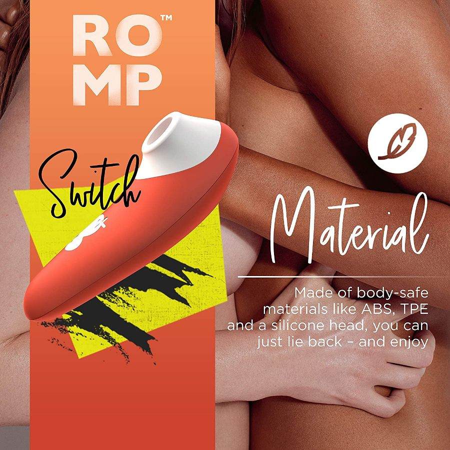 ROMP Switch pampers your clitoris with gentle air oscillatio... Romp - Switch - Orange photo-11