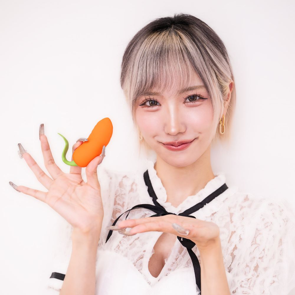 Olika - Carrot Mini Vibrator - Orange 照片-2