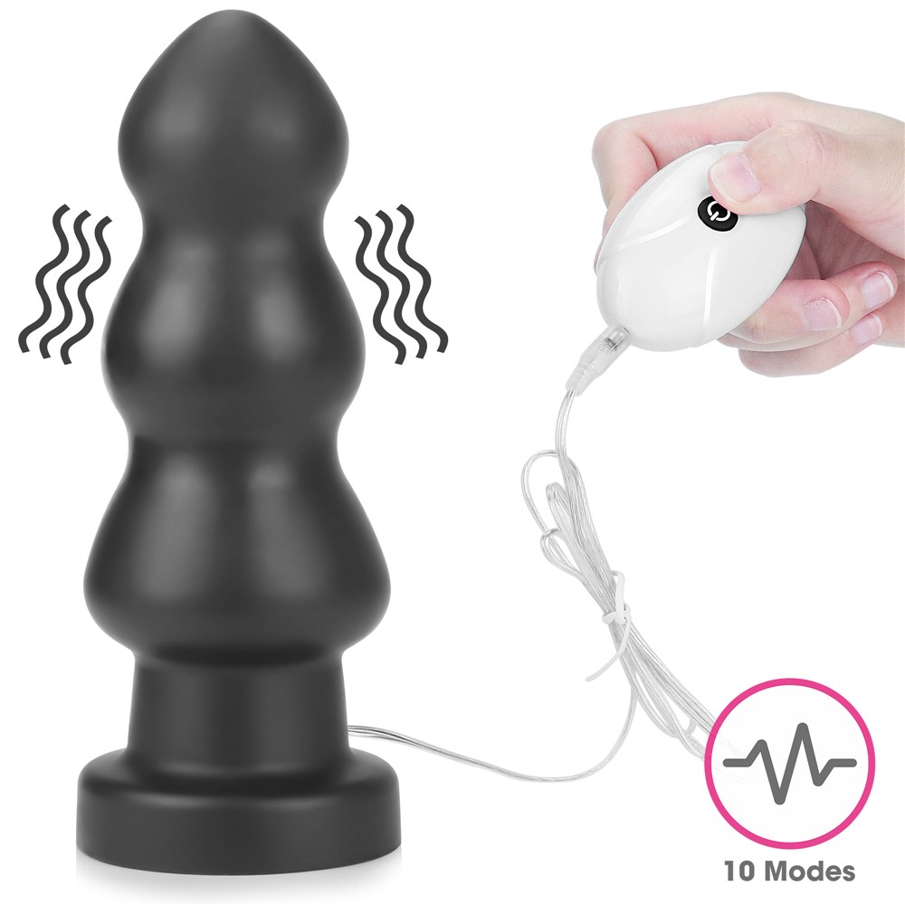 It's all about the butts.
Enjoy great full feeling and g... Lovetoy - 7" King Sized Vibro Anal Rigger - Black photo-3