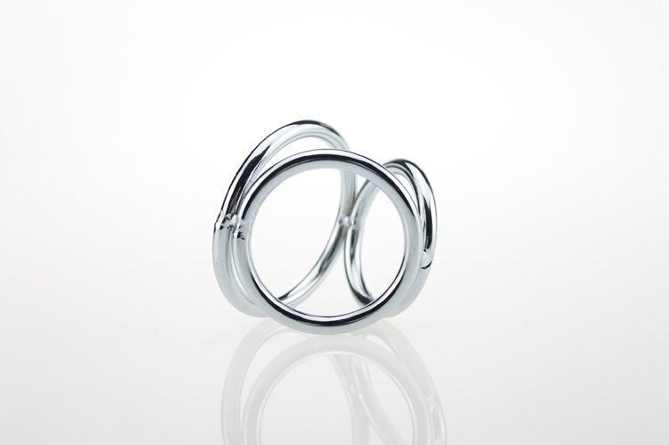 MT - Cock Ring Triple 37x45x50 mm MT - Cock Ring Triple 37x45x50 mm photo-3