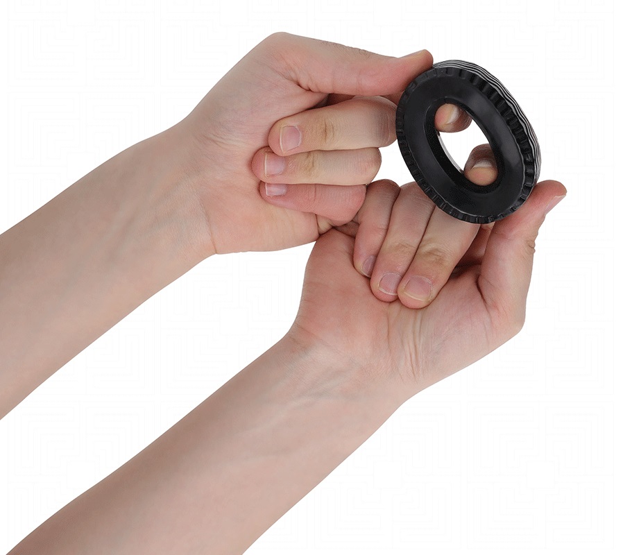 The Addicted Toys Extra Thick Cock Ring is the perfect acces... Addicted Toys - Extra Thick Cock Ring - Black photo-3