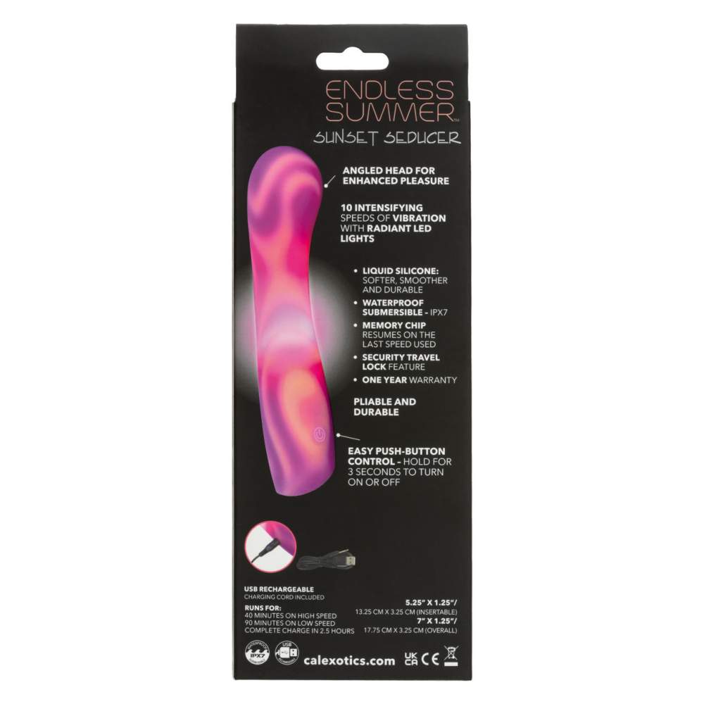 CEN - Sunset Seducer LED Vibrator - Pink 照片-8